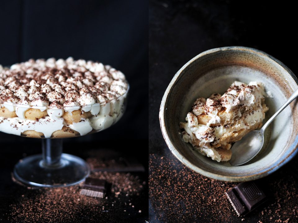 tiramisu (chai latte) maistas yra gražus